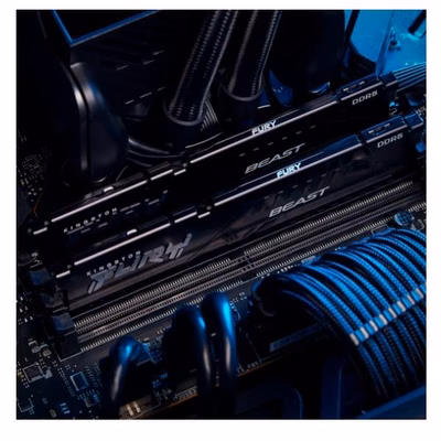 Immagine di Modulo di memoria dimm 64GB ddr5 tft 6.000 mhz KINGSTON Kingston Fury Beast 64GB 32GB x2 DDR5 600