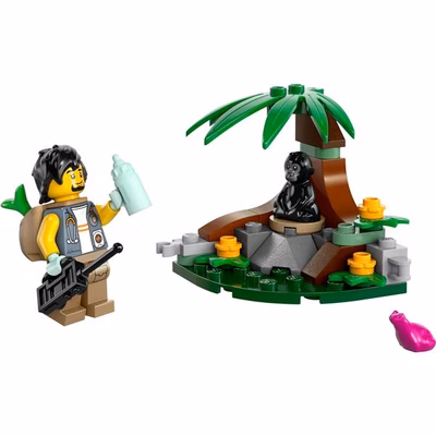 Immagine di Costruzioni LEGO L'incontro con il cucciolo di gorilla 30665