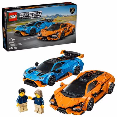 Immagine di Costruzioni LEGO Lamborghini Revuelto e Huracè¡n STO 77238