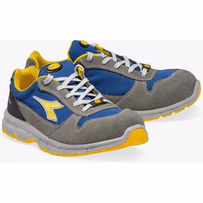 Immagine di Calzatura bassa DIADORA RUN TEXTILE LOW S1PS FO SR ESD grigio/blu taglia 39