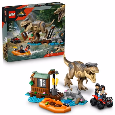 Immagine di Costruzioni LEGO Fuga sul fiume dal T. rex 76975