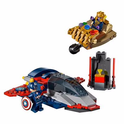 Immagine di Costruzioni LEGO Captain America contro Thanos 76319