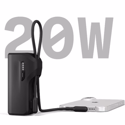 Immagine di Power bank CYGNETT Cygnett Battery bank Thumboost 5K Powerbank con ca CY5356PBCHE