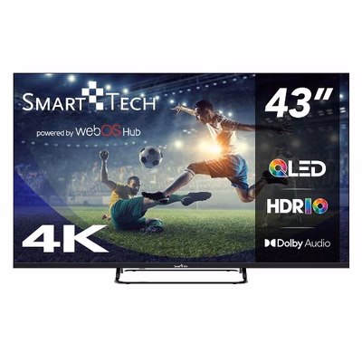 Immagine di Tv 43" 4K (3840x2160) SMART TECH 43" UHD QLed SmartOS 43QW02V
