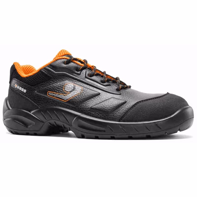 Immagine di Calzatura bassa BASE MONTMARTRE S3S LG FO SR nero/arancione taglia 42