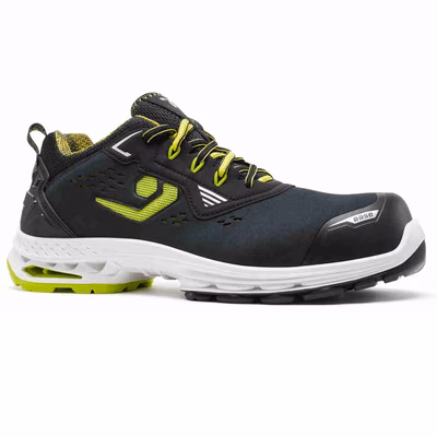 Immagine di Calzatura bassa BASE LISBON S1PS ESD SC LG FO SR nero/verde taglia 42