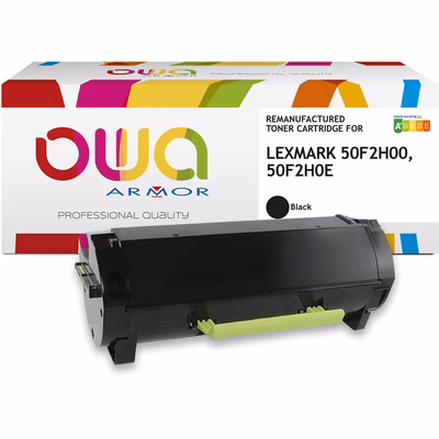 Immagine di Toner Laser rigenerato OWA LEXMARK 50F2H0E nero