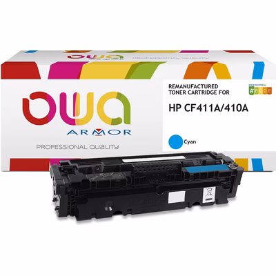 Immagine di Toner Laser rigenerato OWA HP CF411A ciano