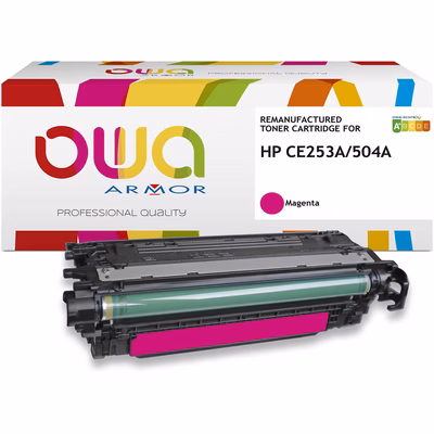 Immagine di Toner Laser rigenerato OWA HP CE253A magenta