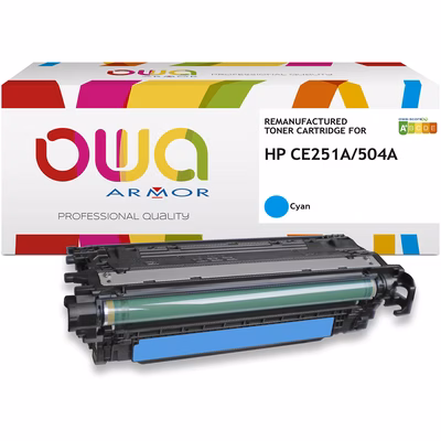 Immagine di Toner Laser rigenerato OWA HP CE251A ciano
