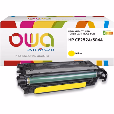Immagine di Toner Laser rigenerato OWA HP CE252A giallo