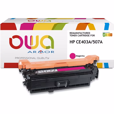 Immagine di Toner Laser rigenerato OWA HP CE403A magenta
