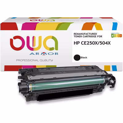 Immagine di Toner Laser rigenerato OWA HP CE250X nero