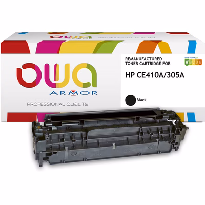 Immagine di Toner Laser rigenerato OWA HP CE410A nero
