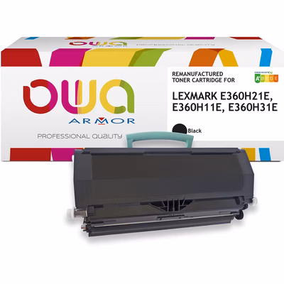 Immagine di Toner Laser rigenerato OWA LEXMARK 0E360H11E nero