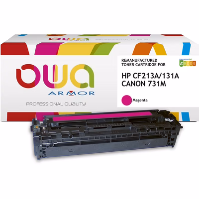 Immagine di Toner Laser rigenerato OWA HP CF213A magenta