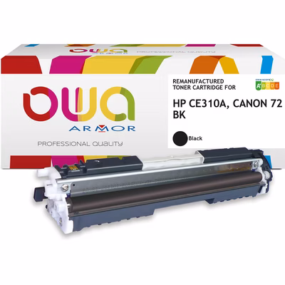 Immagine di Toner Laser rigenerato OWA HP CE310A nero