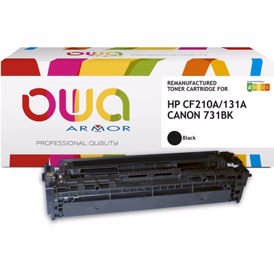 Immagine di Toner Laser rigenerato OWA HP CF210A nero