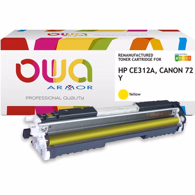 Immagine di Toner Laser rigenerato OWA HP CE312A giallo