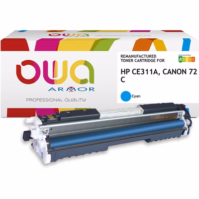 Immagine di Toner Laser rigenerato OWA HP CE311A ciano