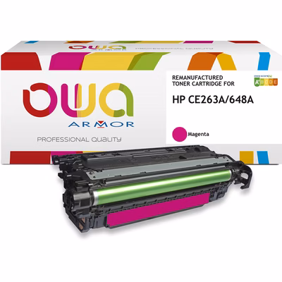 Immagine di Toner Laser rigenerato OWA HP CE263A magenta