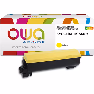 Immagine di Toner Laser rigenerato OWA KYOCERA TK-560Y giallo