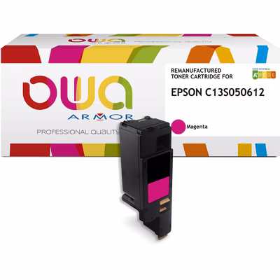 Immagine di Toner Laser rigenerato OWA EPSON C13S050612 magenta