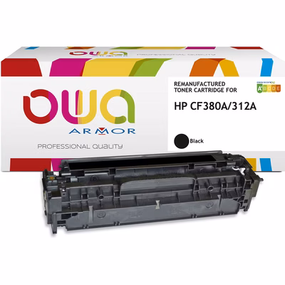 Immagine di Toner Laser rigenerato OWA HP CF380A nero