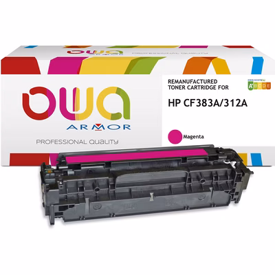 Immagine di Toner Laser rigenerato OWA HP CF383A magenta
