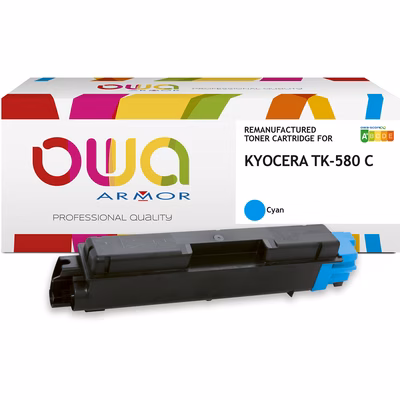 Immagine di Toner Laser rigenerato OWA KYOCERA TK-580C ci