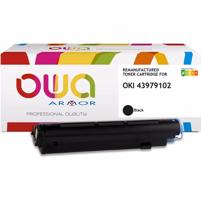 Immagine di Toner Laser rigenerato OWA OKI 43979102 nero