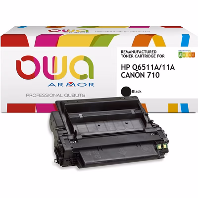 Immagine di Toner Laser rigenerato OWA HP Q6511A nero