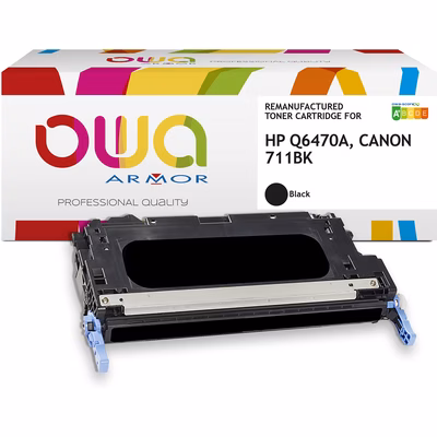Immagine di Toner Laser rigenerato OWA HP Q6470A nero