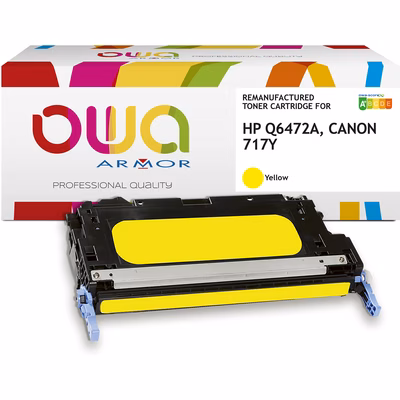 Immagine di Toner Laser rigenerato OWA HP Q6472A giallo