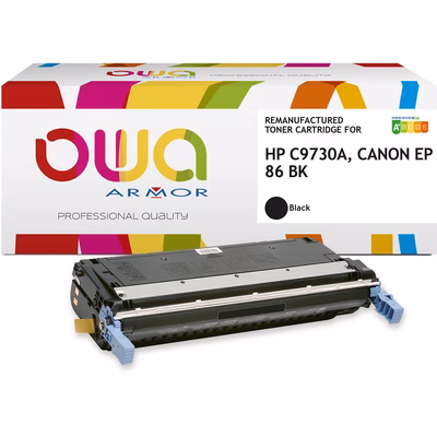 Immagine di Toner Laser rigenerato OWA HP C9730A nero