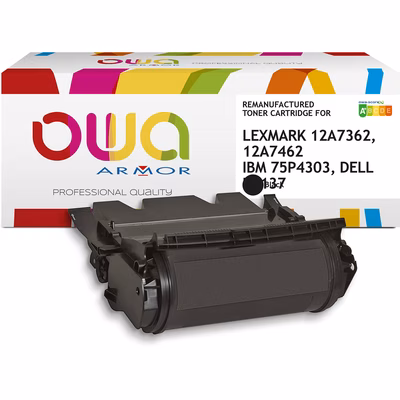 Immagine di Toner Laser rigenerato OWA LEXMARK 12A7462