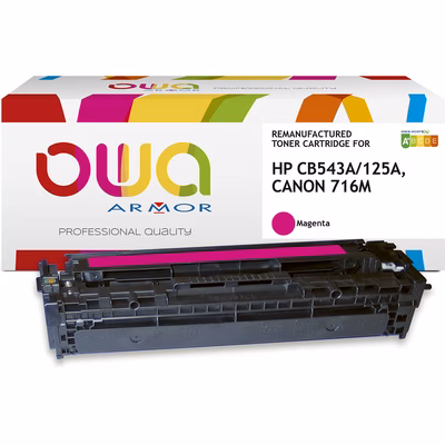 Immagine di Toner Laser rigenerato OWA HP CB543A magenta