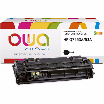 Immagine di Toner Laser rigenerato OWA HP Q7553A nero