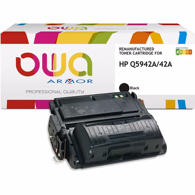 Immagine di Toner Laser rigenerato OWA HP Q5942A nero