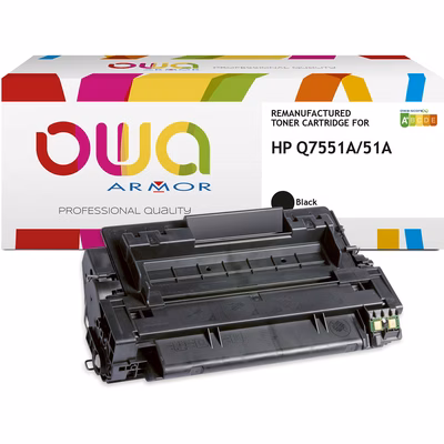 Immagine di Toner Laser rigenerato OWA HP Q7551A nero