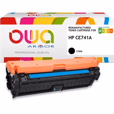 Immagine di Toner Laser rigenerato OWA HP CE741A ciano