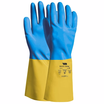Immagine di Guanti di protezione chimica VAM BIOCOL CHEM taglia 10