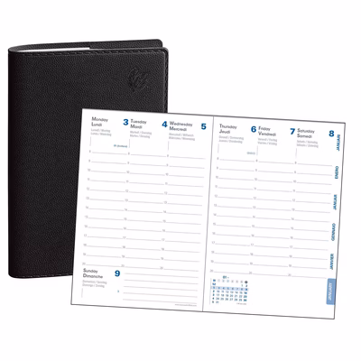 Immagine di Agenda Quo Vadis Equology Rigiro 9x12,5 nero