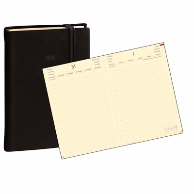 Immagine di Agenda Silk Daily 24 Prestige 16x24 nero