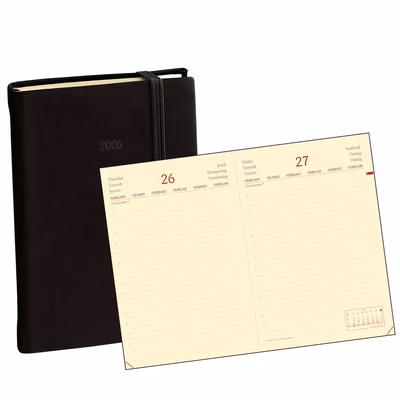 Immagine di Agenda Silk Daily 17 Prestige 12x17 nero