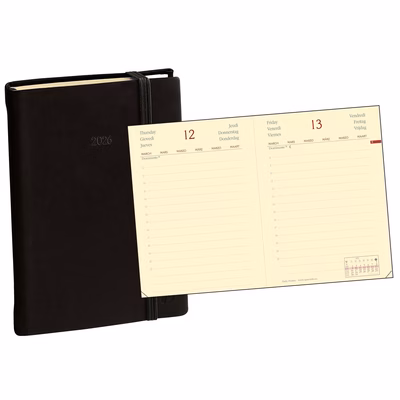 Immagine di Agenda Silk Daily Pocket Prestige 8,5x13 nero