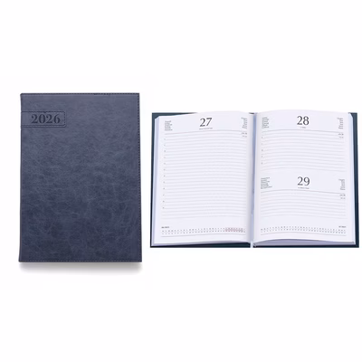 Immagine di Agenda Flexy Soft giornaliera in PU termovirante 17x24 blu 20+