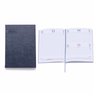 Immagine di Agenda Flexy Soft giornaliera in PU termovirante 15x21 blu 20+