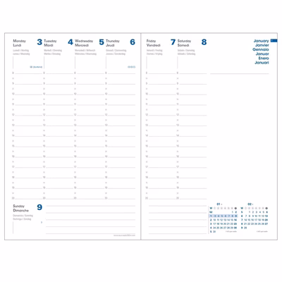 Immagine di Ricambio agenda Quo Vadis Ministro 16x24 ricicl.