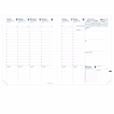 Immagine di Ricambio agenda Quo Vadis Trinote 18x24 bianco